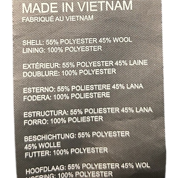 Club Monaco Abelar Coat- Green Boucle Wool Peacoat- Small - Picture 10 of 12